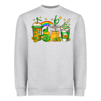 Heather Grey st patricks day coffee Heavyweight Sweatshirt - Jasminsmagicworld