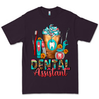 Plum Dental Assistant Dentist Frappe Premium Tee - FaDigitalArtStudio