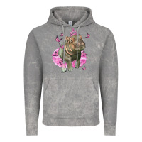 Cloud Rock Baby Hippo With Tutu Vintage Hoodie - LillyAllenDesigns