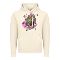 Vintage Artic Baby Hippo With Tutu Vintage Hoodie - LillyAllenDesigns