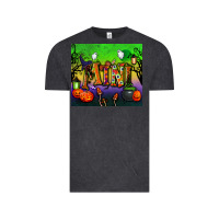 Vintage Black halloween mini tumbler Vintage Tee - BundleAndBundleShop