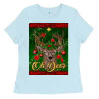 Baby Blue oh deer car air freshener Ladies Tee - BundleAndBundleShop