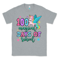 Heather Grey hundred magical days of school unicorn Classic Tee - OliviaCreatesArt