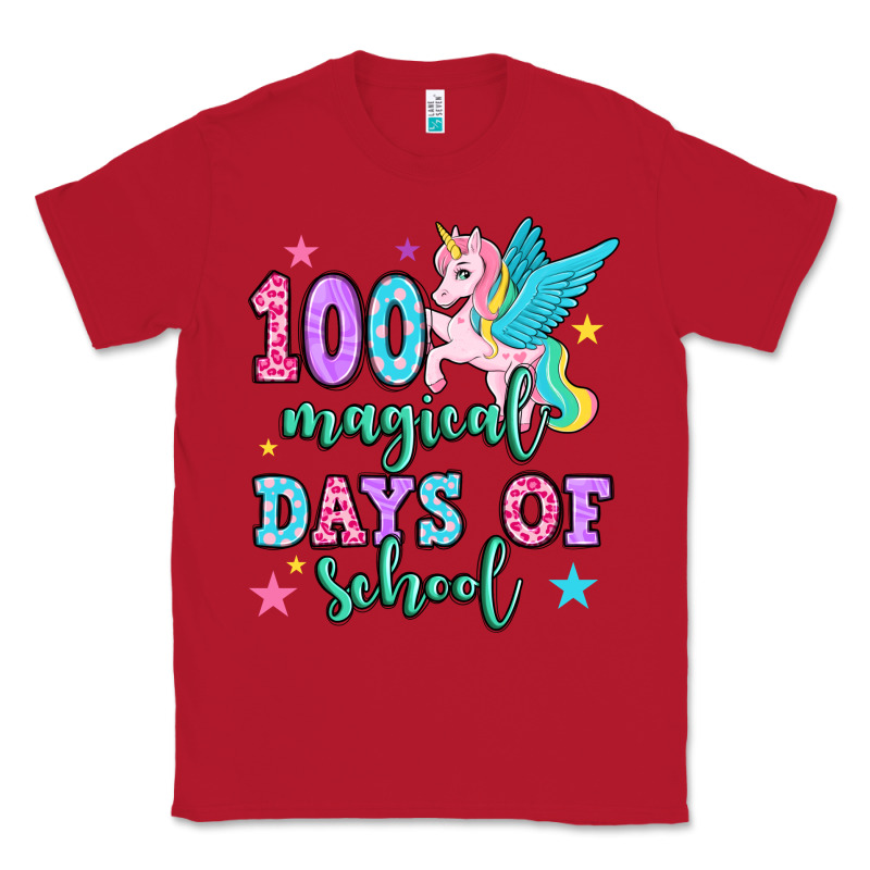 Hundred Magical Days Of School Unicorn Classic Tee by OliviaCreatesArt | Teevron