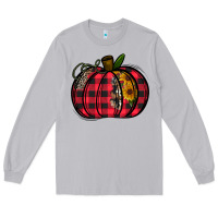 Moon Dust Buffalo Pumpkin Long Sleeve Tee - CowhideDigitalArt