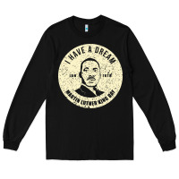 Martin Luther Day Vintage Long Sleeve Tee | Teevron