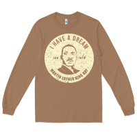 Toasted Coconut martin luther day vintage Long Sleeve Tee - DesigneFamous