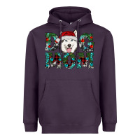 Plum Christmas Dog Mom Husky Heavyweight Hoodie - RanaPortraitStore