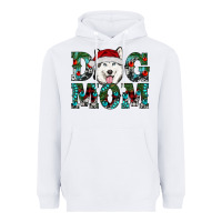 White Christmas Dog Mom Husky Heavyweight Hoodie - RanaPortraitStore