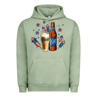 Pigment Oil Green just here for the light no background Urban Hoodie - Jasminsmagicworld