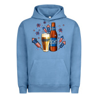 Pigment Pebble Blue just here for the light no background Urban Hoodie - Jasminsmagicworld