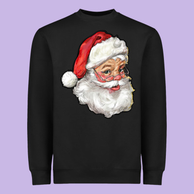 Santa Claus Heavyweight Sweatshirt Designed By Ranaportraitstore