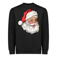 Black Santa Claus Heavyweight Sweatshirt - RanaPortraitStore