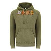 Vintage Olive christmas cookies Vintage Hoodie - LillyAllenDesigns