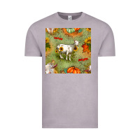 Vintage Zinc fall goats seamless pattern Vintage Tee - BundleAndBundleShop