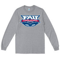 Heather Grey us, owls, fau Long Sleeve Tee - DesigneFamous