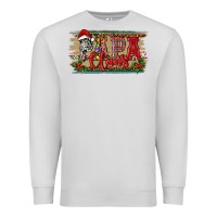 Dove Grey Christmas Western Papa Claus Premium Sweatshirt - RanaPortraitStore