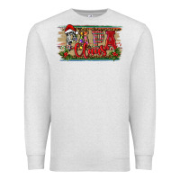 Oatmeal Heather Christmas Western Papa Claus Premium Sweatshirt - RanaPortraitStore
