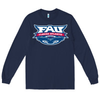 Navy us, owls, fau Long Sleeve Tee - DesigneFamous