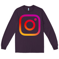 Plum instagram Long Sleeve Tee - DesigneFamous