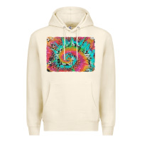 Tofu tie dye leopard cowhide glitter background Premium Hoodie - Artiststas