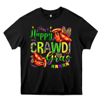 Black happy crawdi gras olivia Heavy Core Tee - OliviaCreatesArt