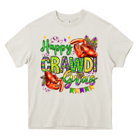 Cream happy crawdi gras olivia Heavy Core Tee - OliviaCreatesArt