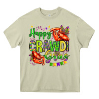 Happy Crawdi Gras Olivia Heavy Core Tee | Teevron