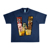 Navy farm life alphabet lowercase letters w Urban Heavy Tee - BundleAndBundleShop