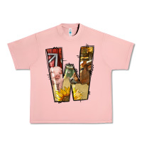 Salmon farm life alphabet lowercase letters w Urban Heavy Tee - BundleAndBundleShop