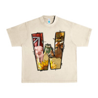 Sandshell farm life alphabet lowercase letters w Urban Heavy Tee - BundleAndBundleShop