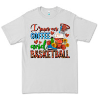 Dove Grey I Run On Coffee And Basketball Frappe Premium Tee - FaDigitalArtStudio