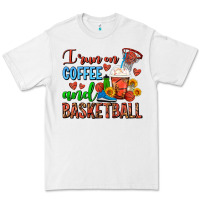I Run On Coffee And Basketball Frappe Premium Tee | Teevron