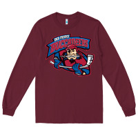 Burgundy us, buccaneers, des moines art Long Sleeve Tee - DesigneFamous