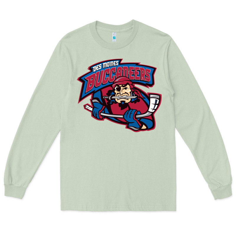Us, Buccaneers, Des Moines Art Long Sleeve Tee by DesigneFamous | Teevron
