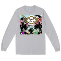 Moon Dust Beach Please Long Sleeve Tee - CowhideDigitalArt