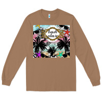 Toasted Coconut Beach Please Long Sleeve Tee - CowhideDigitalArt