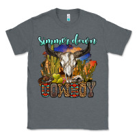 Charcoal Heather simmer down cowboy Classic Tee - OliviaCreatesArt