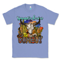 Colony Blue simmer down cowboy Classic Tee - OliviaCreatesArt