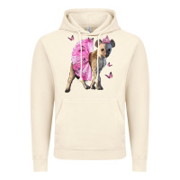 Vintage Artic Baby Hyena With Tutu Vintage Hoodie - LillyAllenDesigns