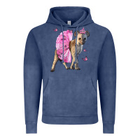 Vintage Denim Baby Hyena With Tutu Vintage Hoodie - LillyAllenDesigns