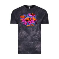 Cloud Black halloween pumpkin patch  4 Vintage Tee - BundleAndBundleShop