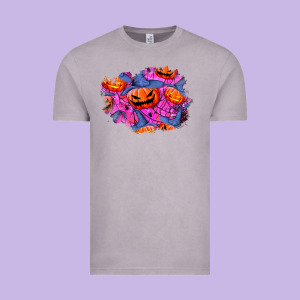 Halloween Pumpkin Patch  4 Vintage Tee Designed By Bundleandbundleshop