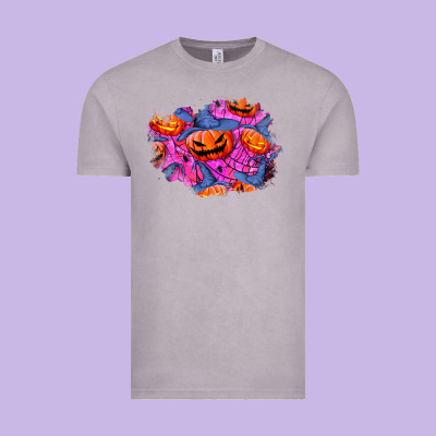Halloween Pumpkin Patch  4 Vintage Tee Designed By Bundleandbundleshop