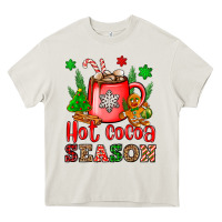 Cream hot cocoa season Heavy Core Tee - OliviaCreatesArt