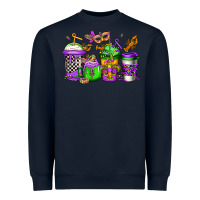 Navy mardi gras crawfish coffee Heavyweight Sweatshirt - Jasminsmagicworld