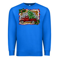 True Royal Christmas Truck With Christmas Tree Premium Sweatshirt - RanaPortraitStore
