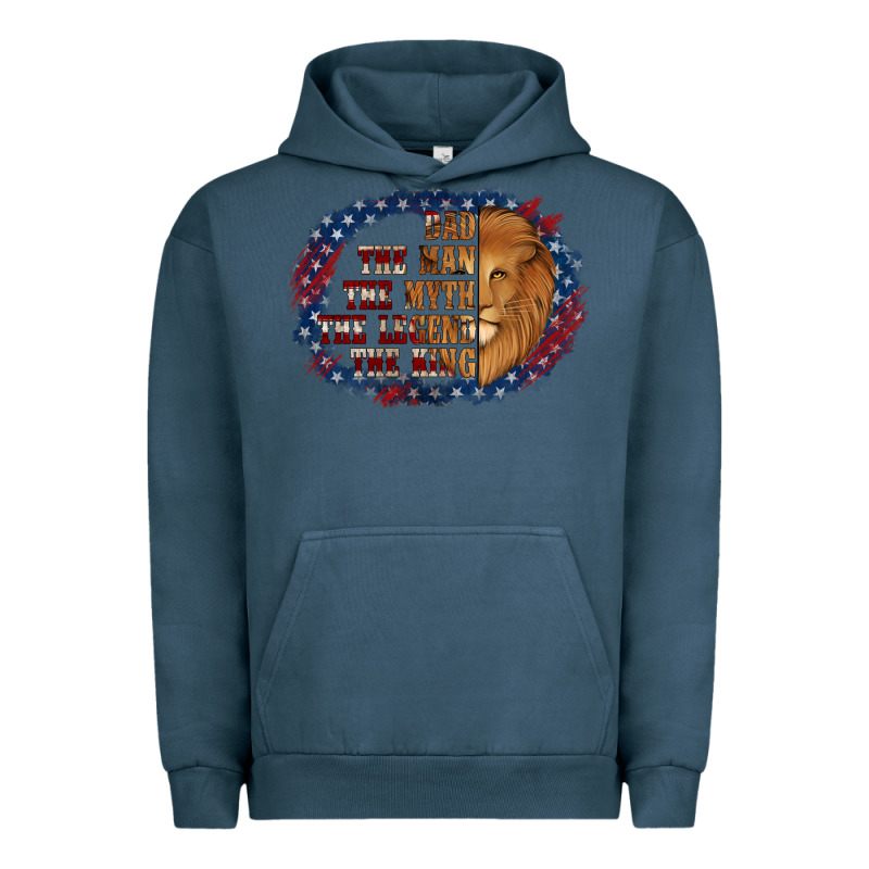 Dad The Man American Flag Urban Hoodie by Jasminsmagicworld | Teevron