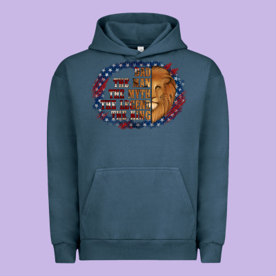 Dad The Man American Flag Urban Hoodie Designed By Jasminsmagicworld
