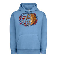 Pigment Pebble Blue dad the man american flag Urban Hoodie - Jasminsmagicworld